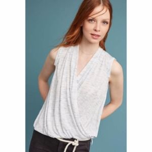 Anthro Akemi + Kin | Wrapped V-neck Tank